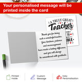teacher leaving card
