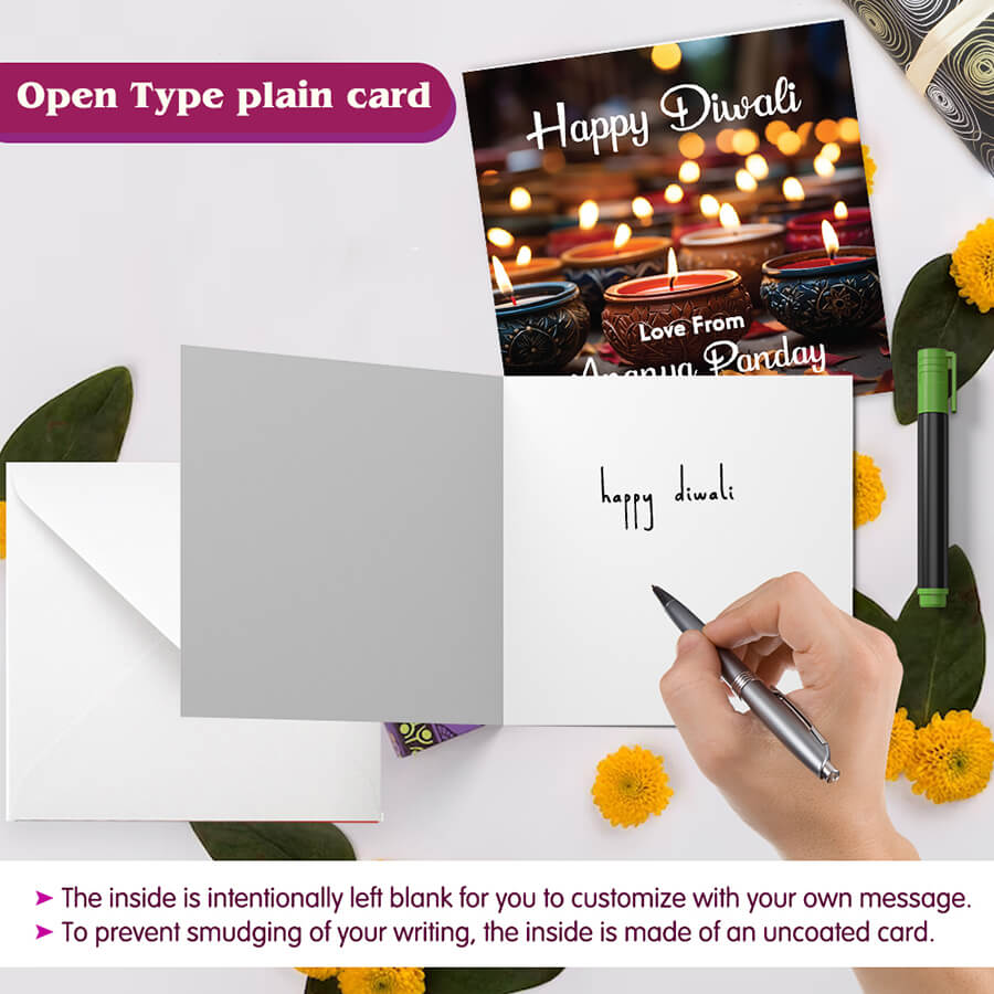 Personalised Diwali Festival of Lights Card
