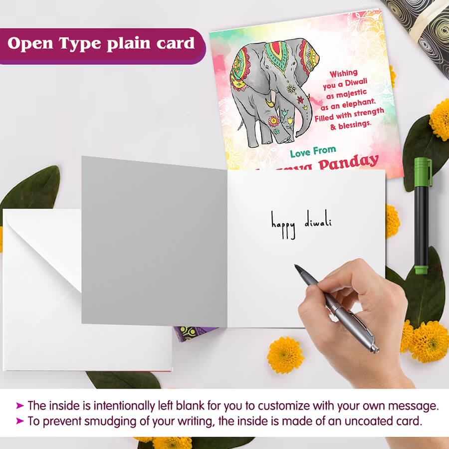 Personalised Diwali Festival of Lights Card