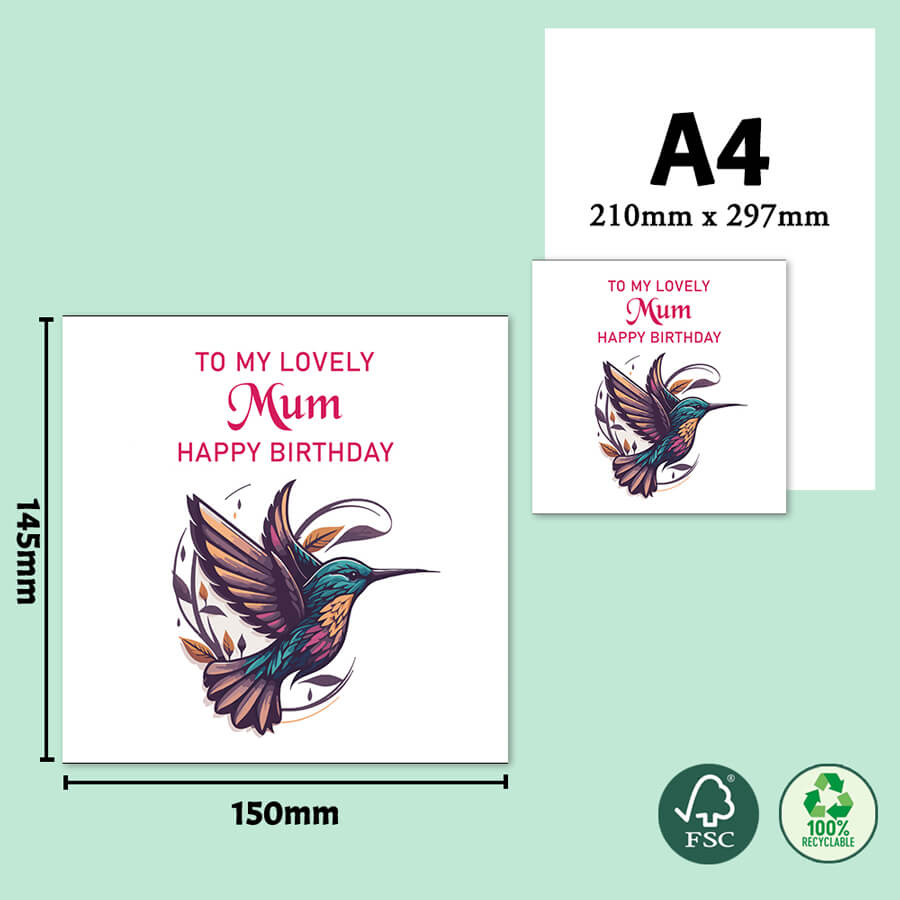 Elegant Bird Cards for Mom