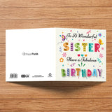 Colorful Text Birthday Greeting Card