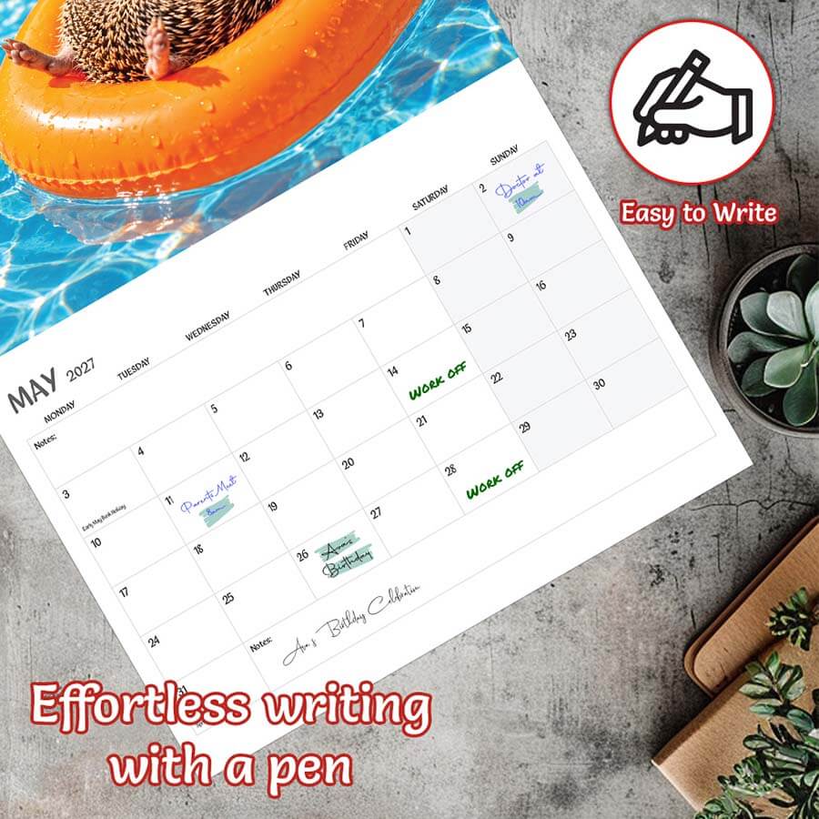 Funny animals calendar 2027