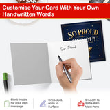 well done card for achievements and exams