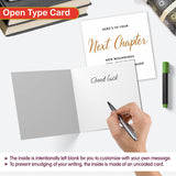 Good luck greeting card for special achievements