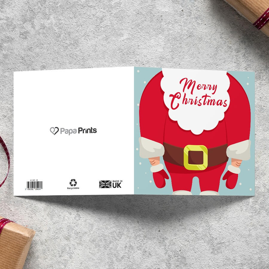 Christmas Cards - Pack Of 30 - Fun Santa