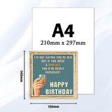 Aged Whiskey Birthday Card