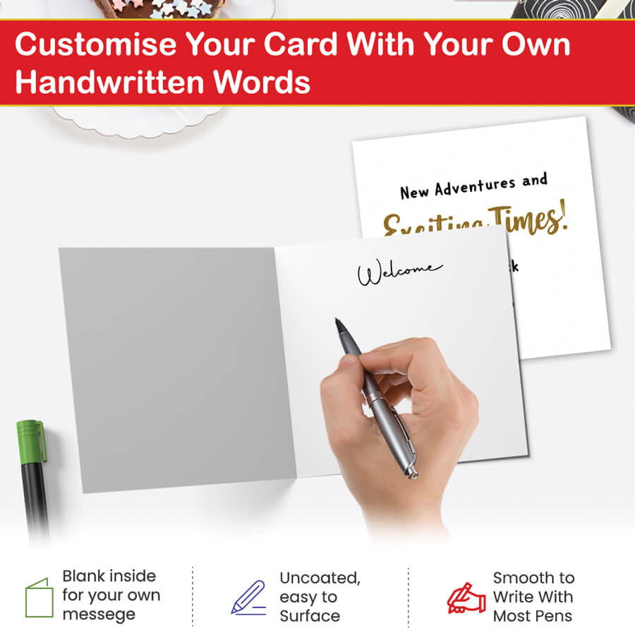 New Journey Good Luck Card