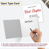 Inspirational good luck greeting card design