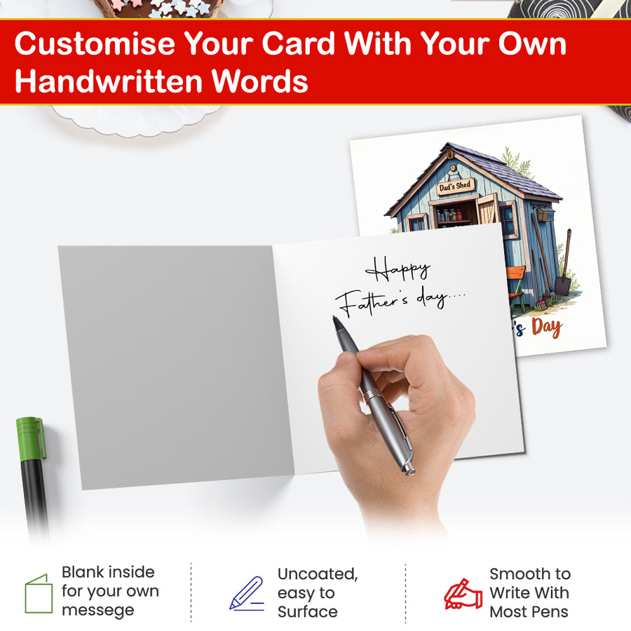 Unique Father’s Day shed card