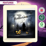Scary Halloween Greeting Card