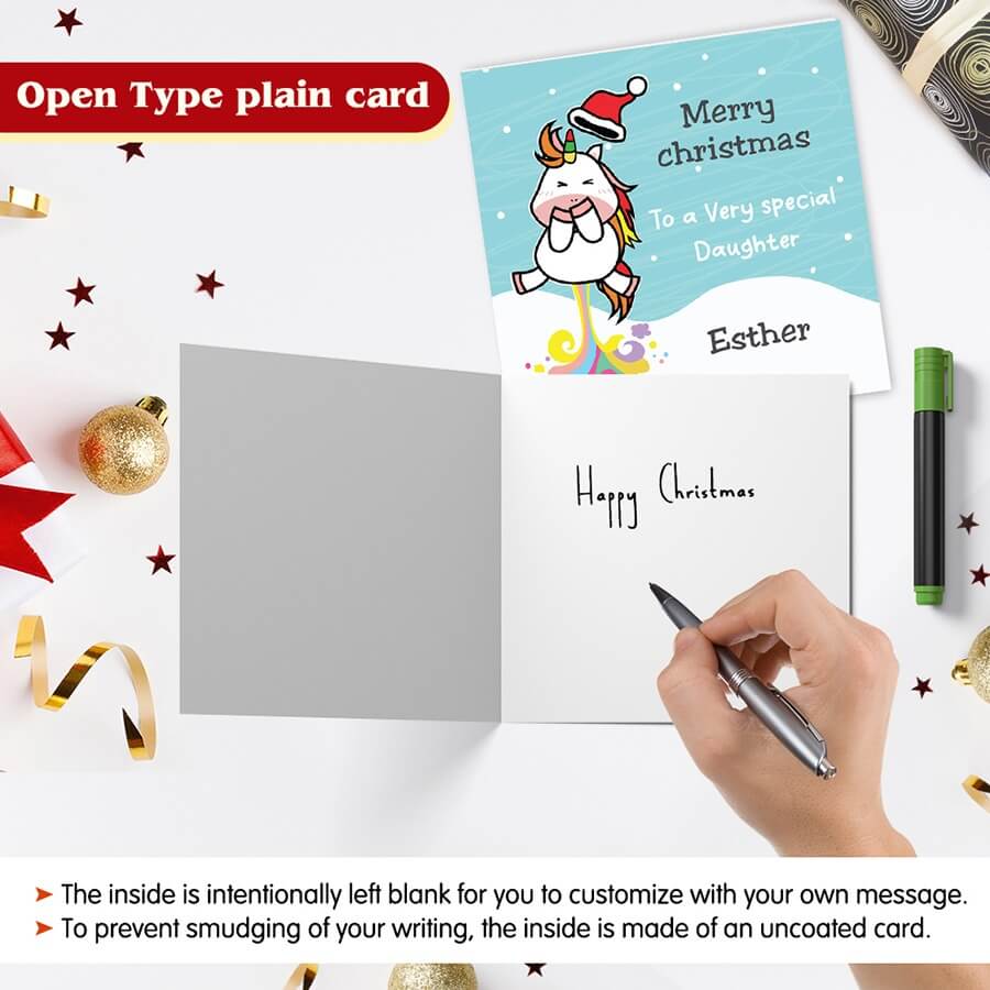 christmas card daughter