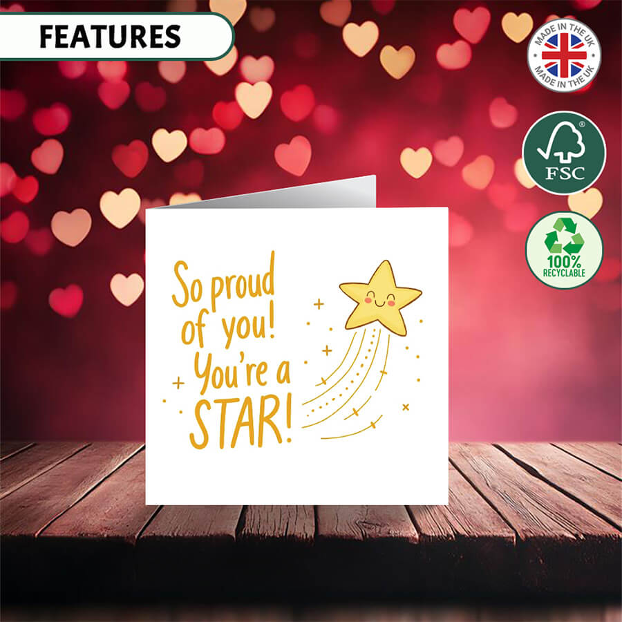 Well done congratulations card