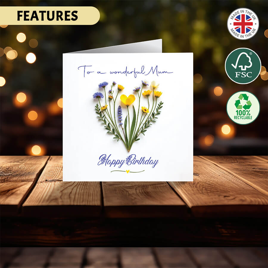 Birthday card for mum UK