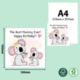 Cute Koala Wishes the Best Mum Ever - Happy Birthday Greeting Cards