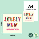 Classy Flower Patterned Birthday Greeting Card