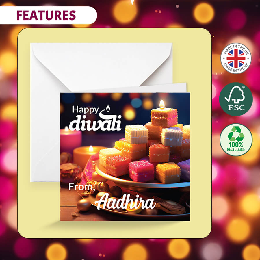 Personalised Diwali Festival of Lights Card