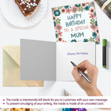 Floral Elegance for Mum's Birthday Greeting Card