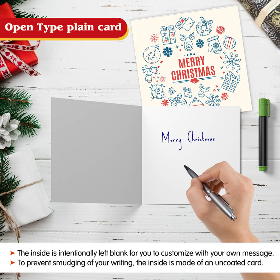 Old-fashioned Christmas cards collection