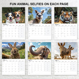 Funny Animal Selfies Calendar 2027 - 12 Months - A3