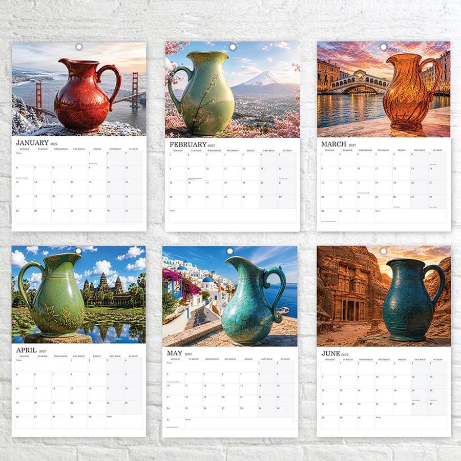 A3 Big Jugs wall calendar for 2027