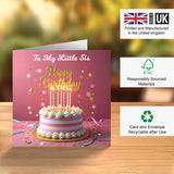 birthday card for a little sister