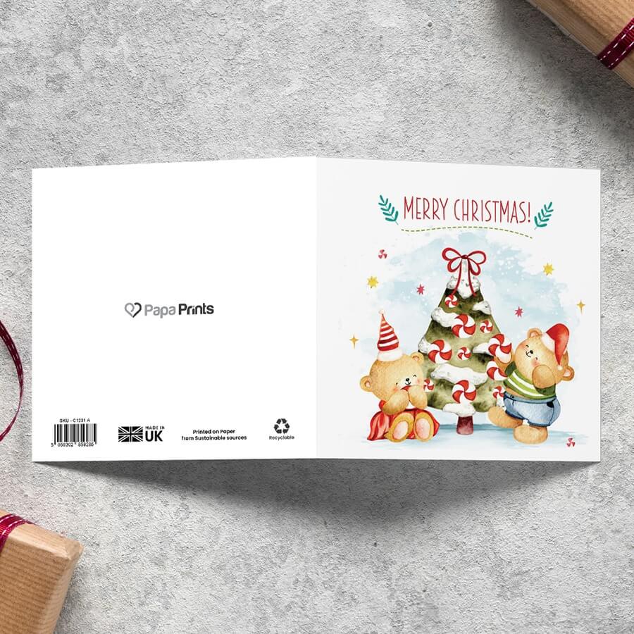 Modern Christmas greeting cards