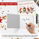 Bird Christmas Card – Custom Name Design