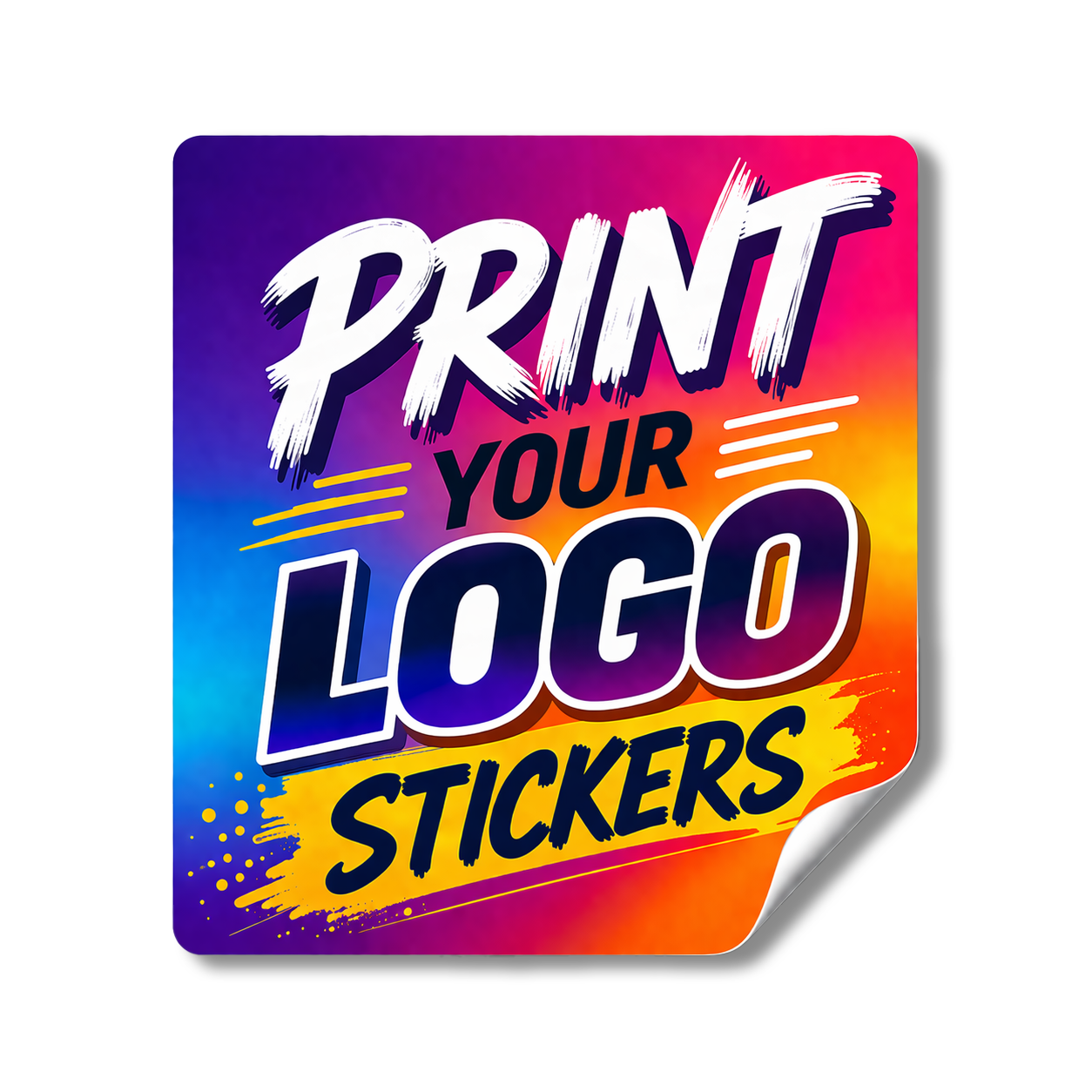 Personalised branding stickers for packaging