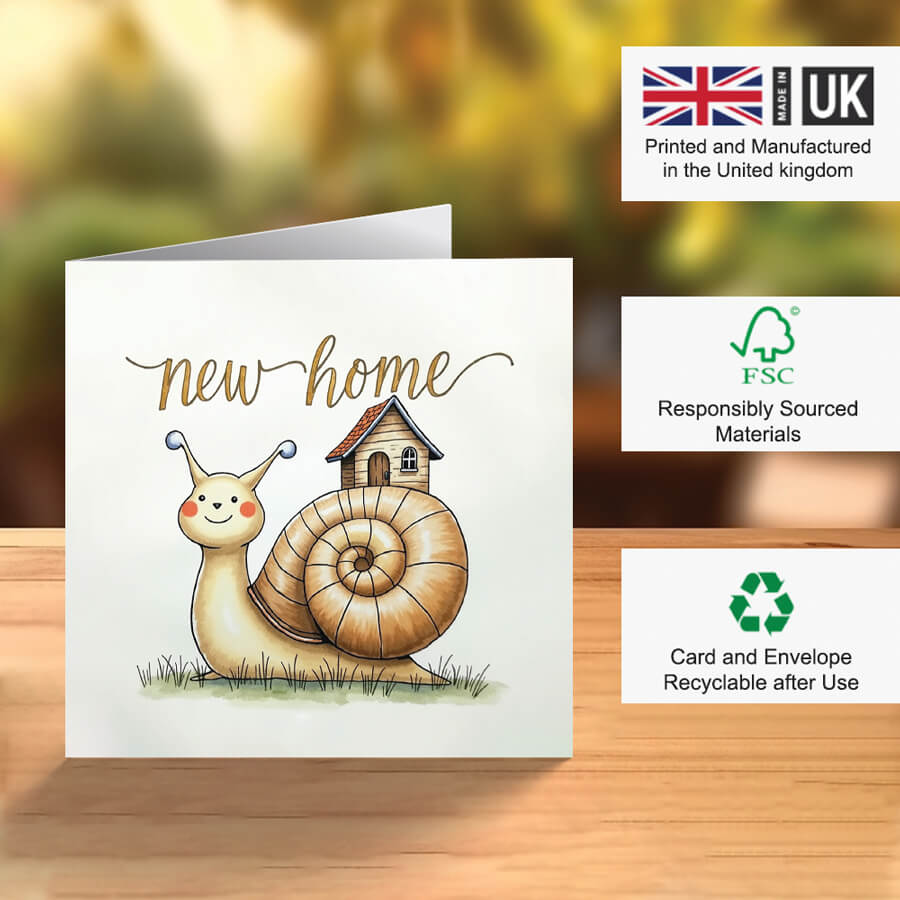 Welcome Home Card for Moving House