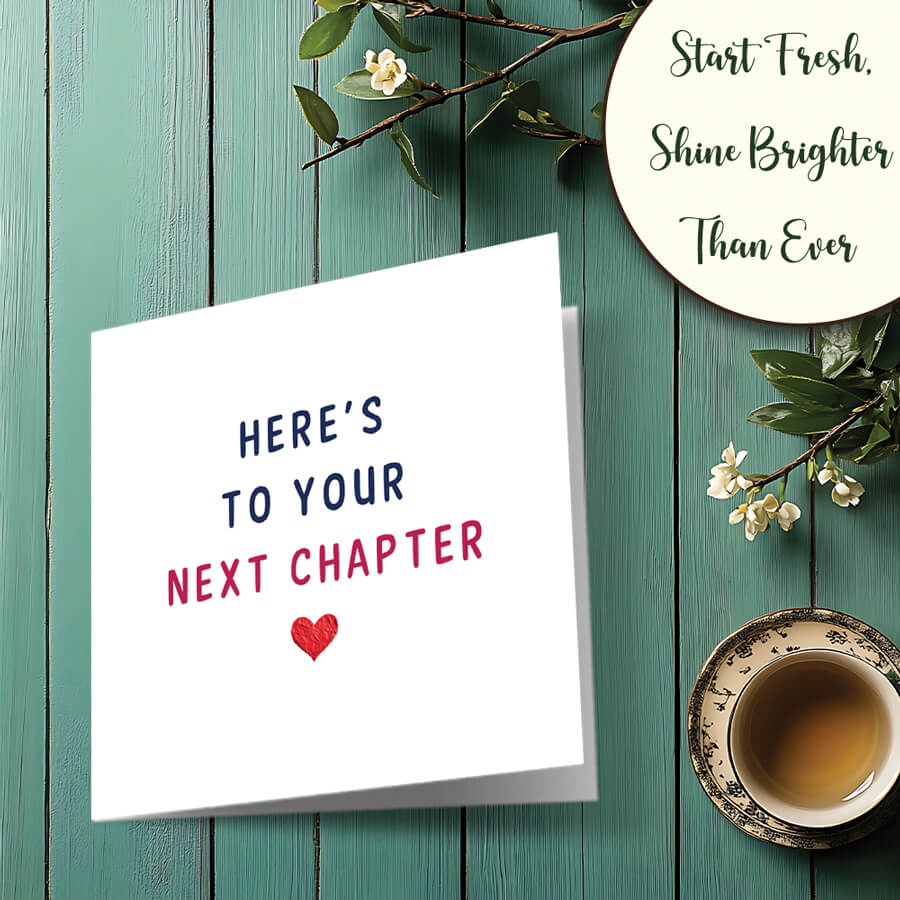 Next Chapter Farewell Card