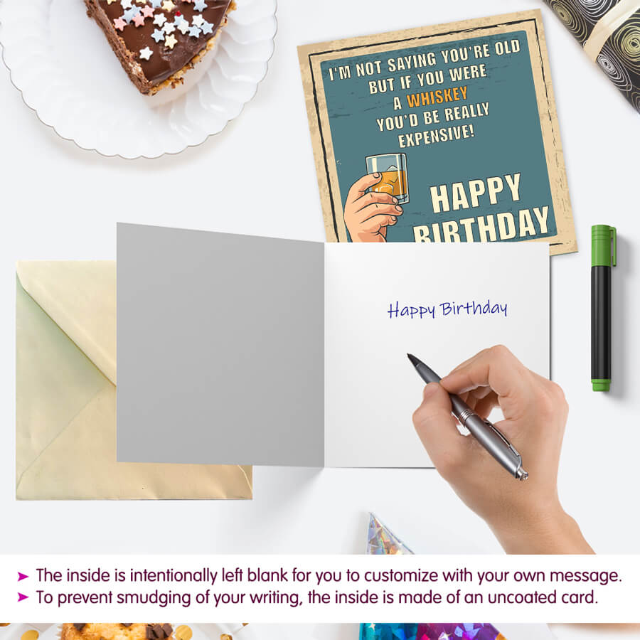 Aged Whiskey Birthday Card