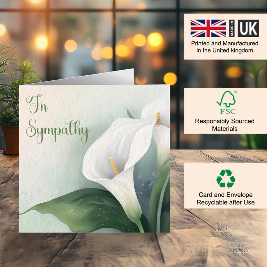 sympathy greeting card
