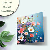 Floral Greeting Card for Women