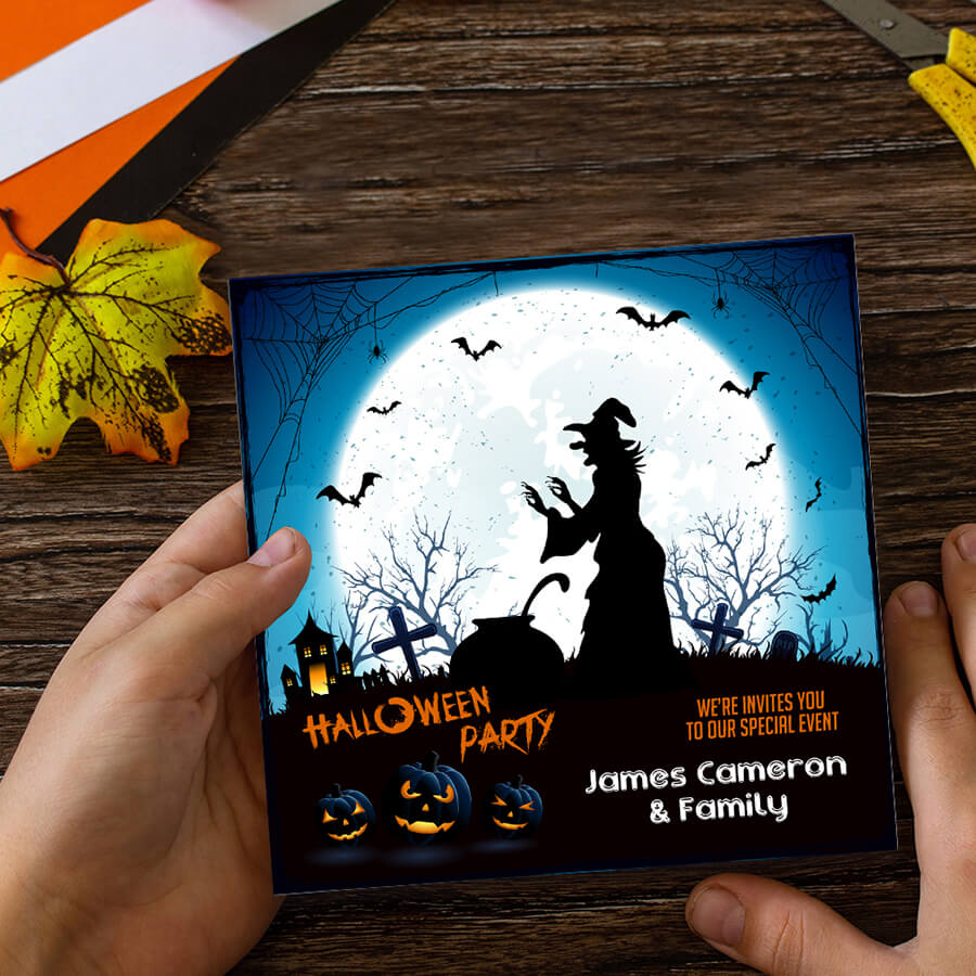 Personalised Halloween Greeting Card
