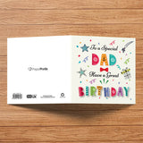 Colorful Text Birthday Greeting Card