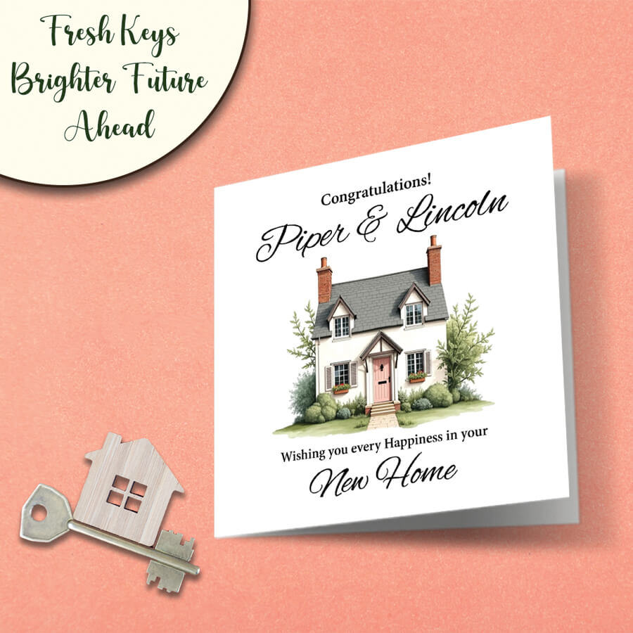 Custom New House Card