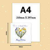 Mother birthday greeting card