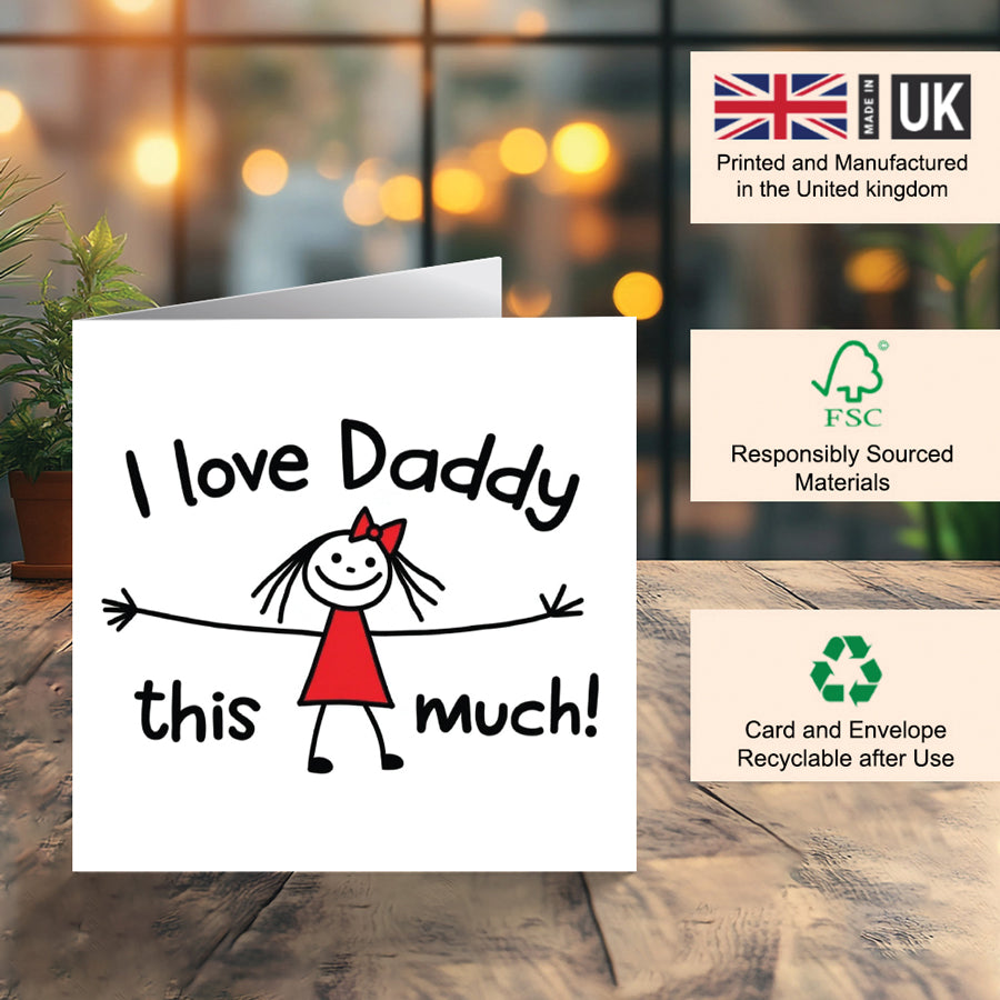 happy fathers day card daddy