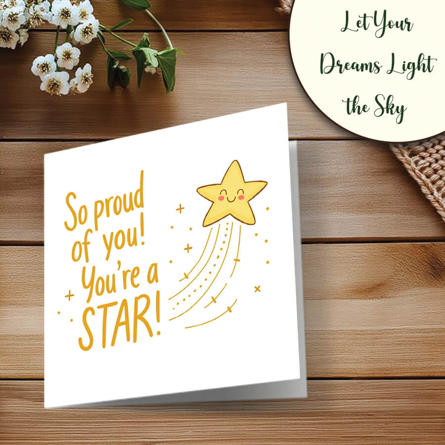Congratulations Card for Students You’re a Star