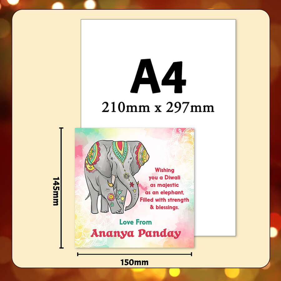 Personalised Diwali Festival of Lights Card