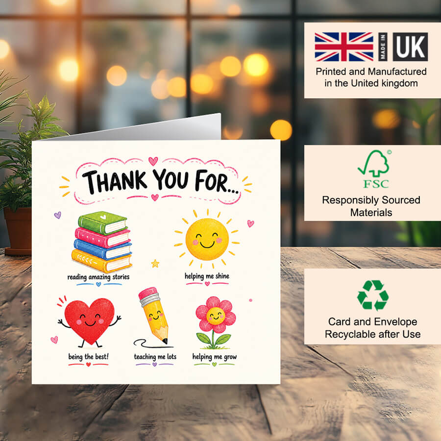 thank you for helping me grow card
