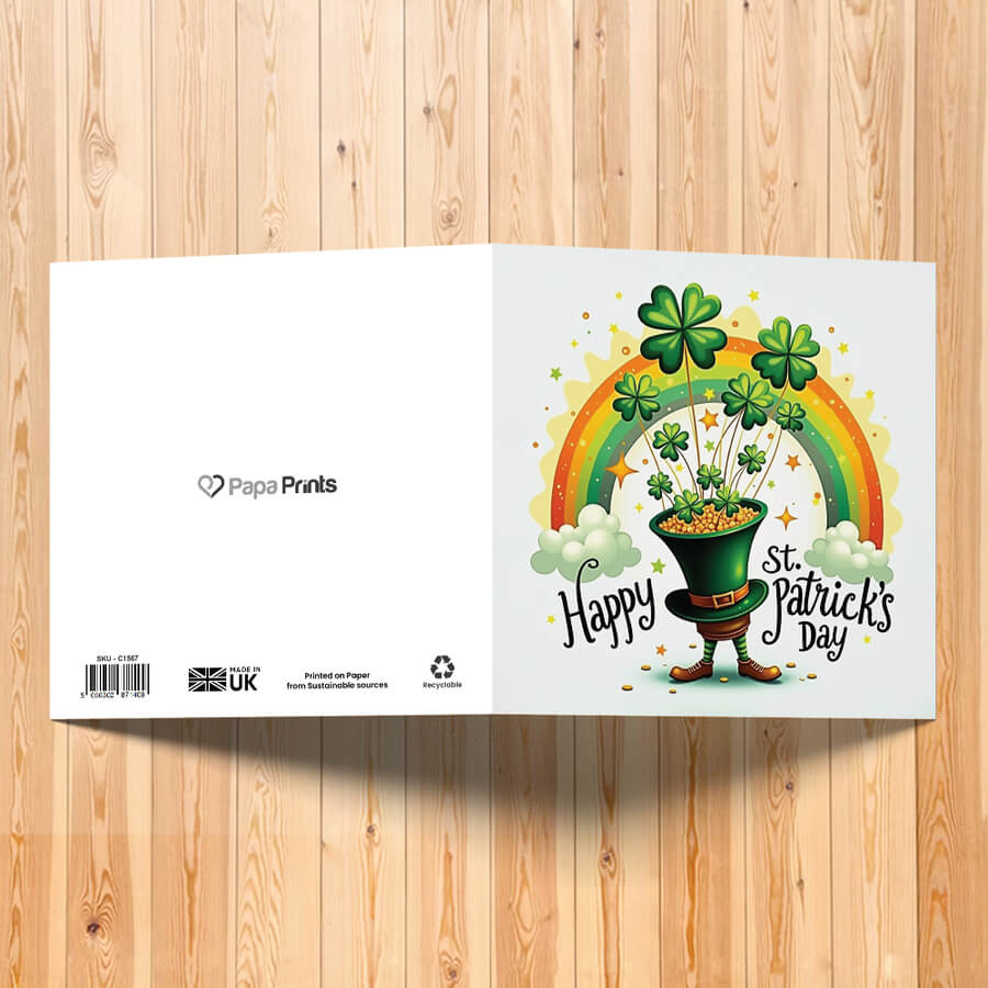 100x100 mm St Patrick’s Day cards