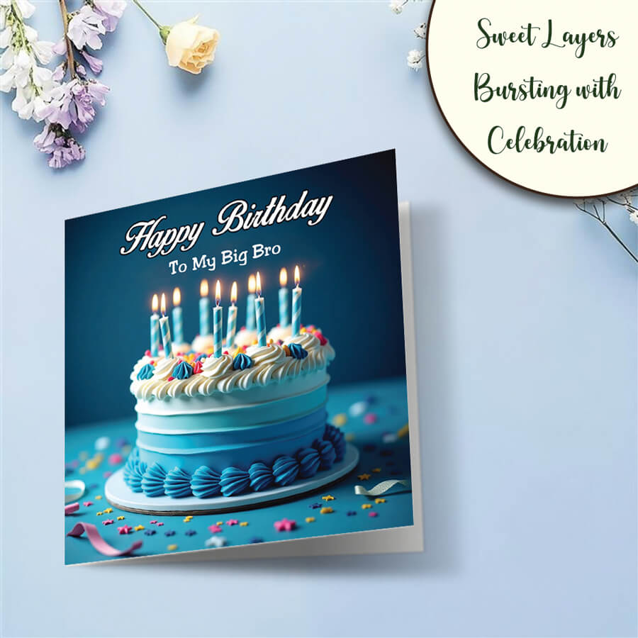 Brother birthday card