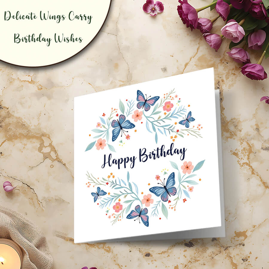 Butterfly Greeting Card for Women