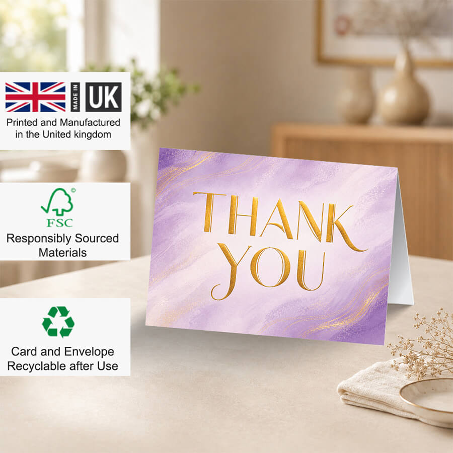 pack of thank you cards

