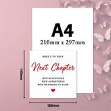 Simple good luck card w