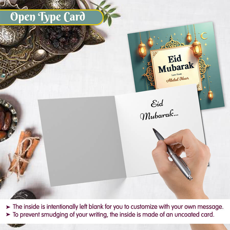 Eid Mubarak greeting card