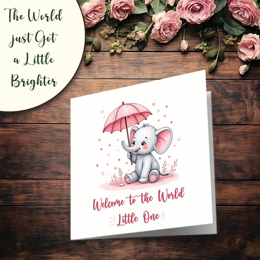 Welcome card