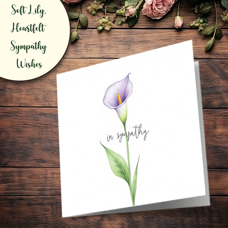 funeral sympathy card
