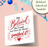 funny graduation card
